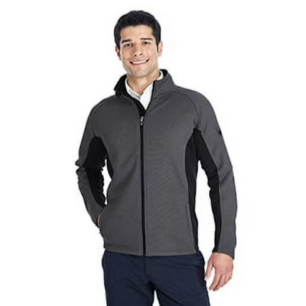 Spyder Men's Constant Full Zip Fleece Jacket Gray Black Size Large